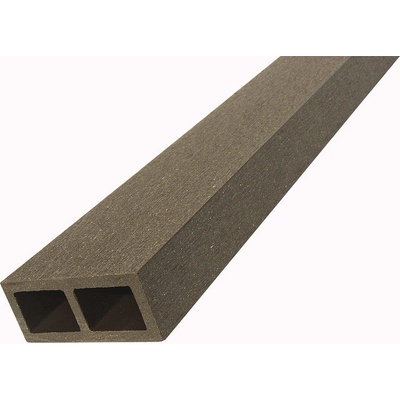 WPC vodorovný plotový nosník Nextwood, 88x38x2000 mm, barva wenge