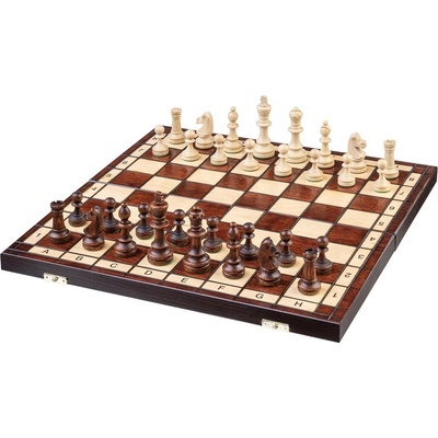 Drevěný šach Narrow hnedá