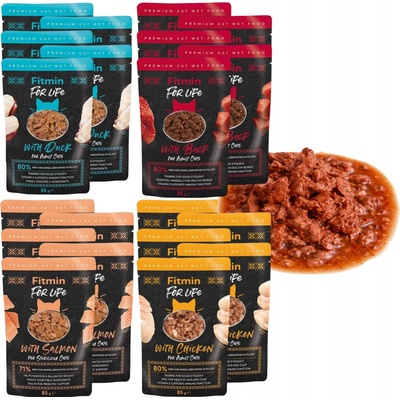 Fitmin Cat For Life 24 x 85 g