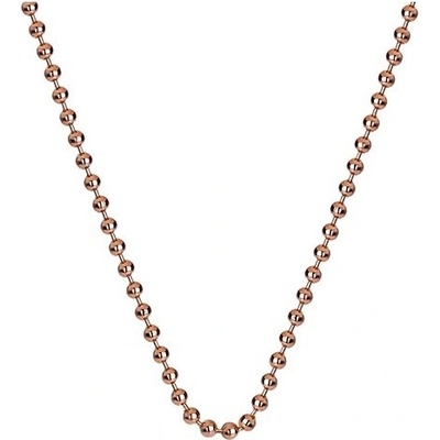Hot Diamonds Stříbrný řetízek Emozioni Rose Gold Bead Chain 18 CH007