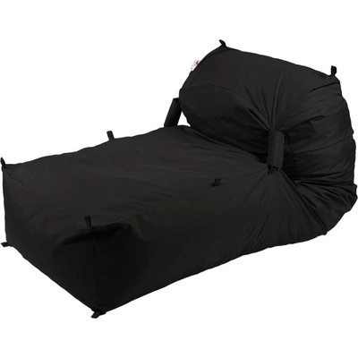 Pufrelax Пуф легло Yoga XL, мемори микс, водоустойчив, Черен