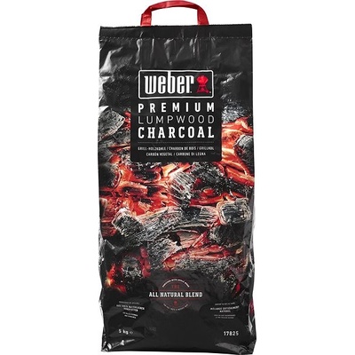 Weber Premium drevené uhlie 5 kg