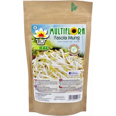 MultiFlora Fazuľa mungo - semená na klíčenie 250 g