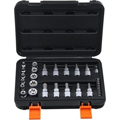 TOKO 100-05906 hlavice zástrčné a nástrčné 1/4" - 3/8", bity 1/4", Torx - E-profil, sada 29 dílů - VÝPRODEJ – Zboží Dáma