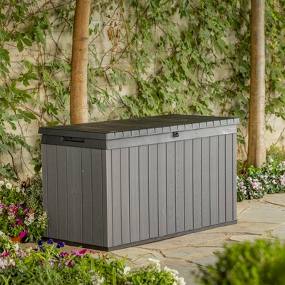 Keter DARWIN 570L 142,5 x 65,3 x 78,2 cm šedý 17211696 – Zboží Dáma