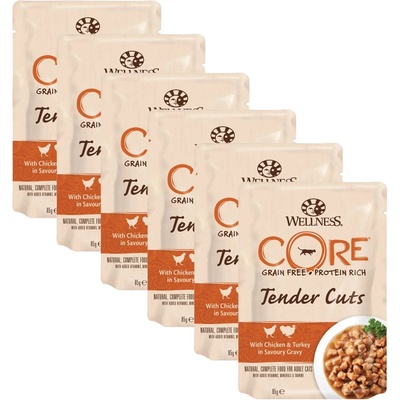 Wellness Core Tender Cuts пиле & пуйка 6 x 85 г