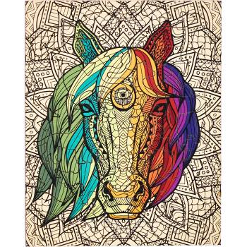 Image 1 of PIECEZZ Дървен пъзел Piecezz, 40 pieces - Кон (P1422)