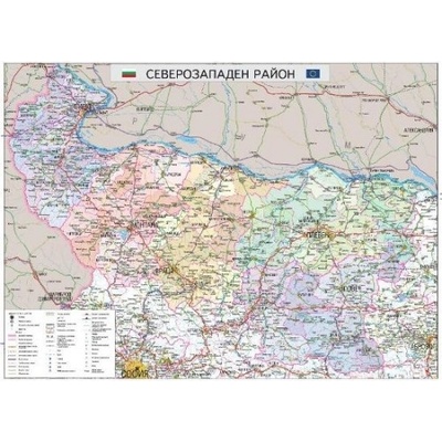 Mapmedia Карта на Северозападен район