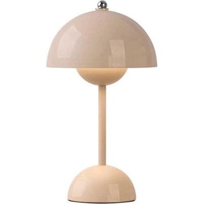 Настолна лампа Giftdecor, форма на гъба, 1.5 W, бежова (2123050044)