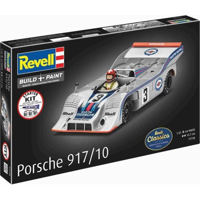 Revell Porsche 917/10 + Lepidlo a barvy stavebnice KIT 1:32