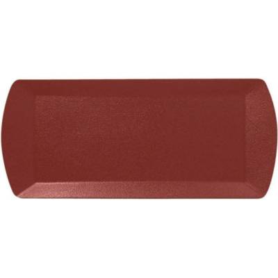 RAK Porcelain Talíř obdélný 35 x 15 cm tmavě červená RAK-NFOPSP35DR