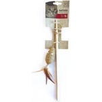 Mpets Играчка за котки M-Pets Natura Mouse Wand - Въдица Мишка, натурална 35 см - Белгия 20601699