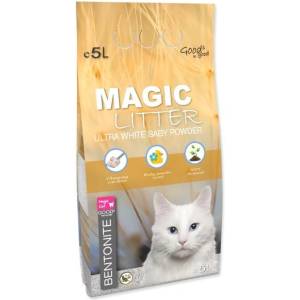 Magic Cat Постелка Magic Litter Bentonite Ultra White Baby Powder 5L (003-222)