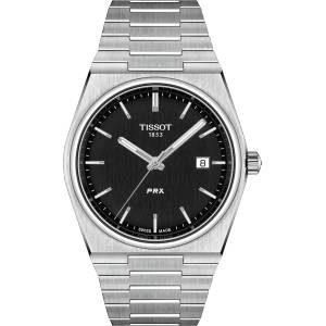 Tissot Мъжки часовник Tissot PRX 137.410. 11.051. 00, Сребрист / Черен (TIS137.410.11.051.00) Часовници