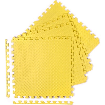 Sportago Puzzle podložka Easy-Lock 60x60x1,2 cm 4 ks žlutá – Zboží Dáma