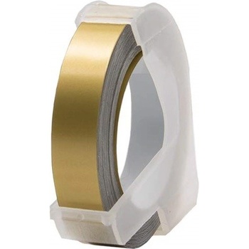 Pro Dymo Dymo Omega, 9mm x 3m, бял печат / златна основа, съвместима лента (5238-08)