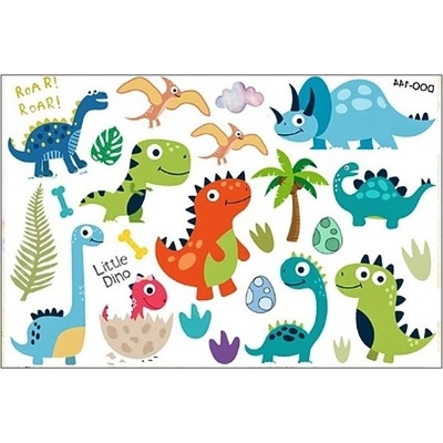 Rocolo Design Tetování barevné pro děti Little Dino 16 x 10,5 cm