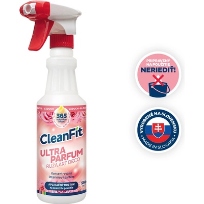 Cleanfit ultraparfum Ruža Art Deco 550 ml