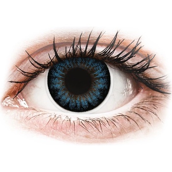 MaxVue Colour Big Eyes Cool Blue trojmesačné nedioptrické 2 ks