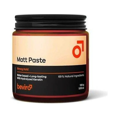 Beviro Matt paste strong hold Matující pasta na vlasy se silnou fixací 100 g