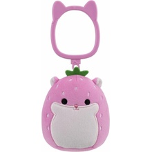 Přívěsek na klíče Squishmallows Jahodový křeček Davi