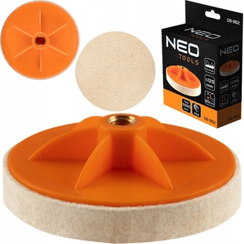 NEO TOOLS Kotouč leštící filc plsť 125 x 20 mm M14