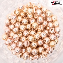 Hends Tungstenové Hlavičky Tungsten Beads Rose Gold Small Slot 3,8 mm 10 ks