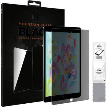 Eiger Mountain Glass Black Anti-Spy Privacy Filter Tempered Glass - калено стъклено защитно покритие с определен ъгъл на виждане за дисплея на iPad 6 (2018), iPad 5 (2017)