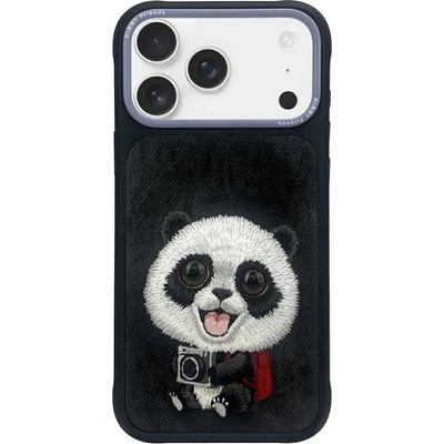 Nimmy Калъф Nimmy Big Eyed Pet 2.0 Panda за iPhone 17 Pro Max - черен (6971080313295)