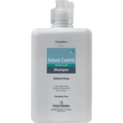 Frezyderm Специализиран шампоан при себореен дерматит, псориазис, дразнене на скалпа и сърбеж, Frezyderm Sebum Control Shampoo 200ml For Seborrheic Dermatitis