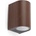 Faro Barcelona FARO 70324 - Външна стенна лампа ESTELA 1xGU10/5W/230V IP65 кафява (FA70324)