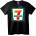 NOONEBRAND Тениска 7 MUNCHIES - 5XL, Black