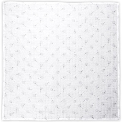 Lorelli ПАМУЧНА ПЕЛЕНА 80/80 СМ grey floral (3800166104041)