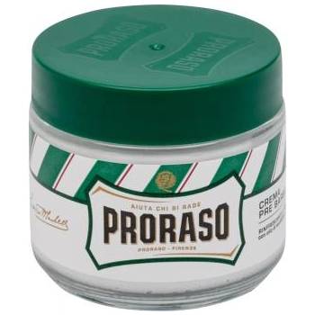 PRORASO Green Pre-Shave Cream крем за по-лесно бръснене с ментол и евкалипт 100 ml