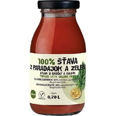 Zdravo 100% šťáva z rajčat a celeru 200 ml