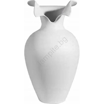 Estilo Home Керамична ваза, бяла, 41, 5 x 23 см (EH0059)