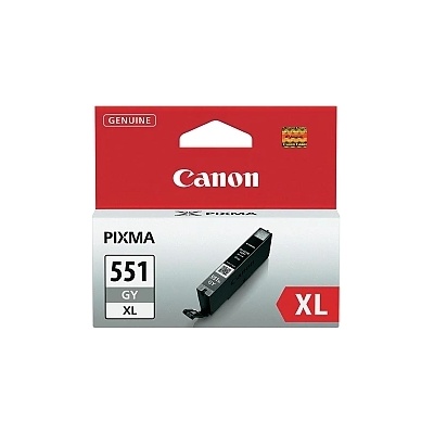 Canon CLI-551XL GY + Canon Plus Glossy II PP-201, 10x15 cm, 100 sheets (6447B001AA_2311B072AA)