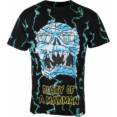 Diamond metal tričko Ozzy Osbourne Mad Lightning čierne