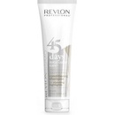Revlon 45 days Total Color Care Shampoo & Conditioner 2in1 2v1 šampón a kondicionér proti žltnutiu 275 ml