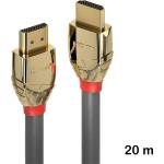 Lindy Професионален HDMI кабел 20м, 4K@60Hz, Goldline, Lindy 37868 (37868)