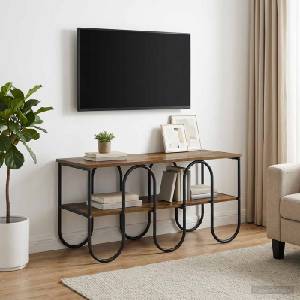 vidaXL ТВ стойка 100 x 40 x 50 cm Опушен дъб Инженерна дървесина (8007908)