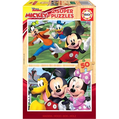 Educa - Puzzle 2x50 Mickey - 100 piese
