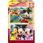 Educa - Puzzle 2x50 Mickey - 100 piese