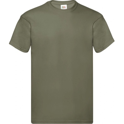 Fruit of the Loom pánské tričko Original T khaki