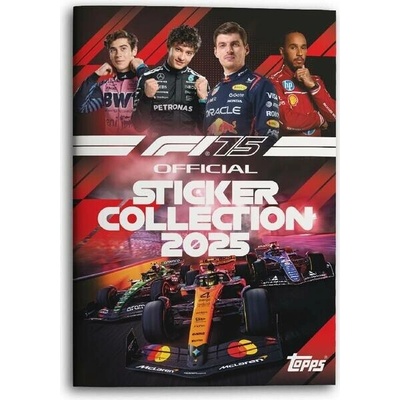 Samolepky Topps F1 2025 Special Anniversary Edition sběratelské album samolepky