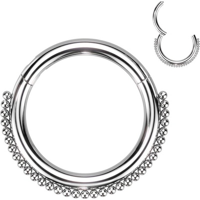 Šperky4U piercing segment kruh ozdobný K1043-1208