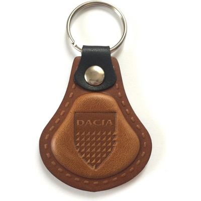 Prívesok na kľúče Auto Two M Kožená Dacia hnedá