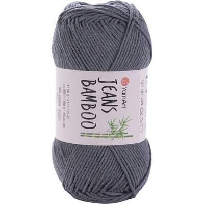 YARNART Jeans Bamboo 128 Grey Плетива прежда (Jeans Bamboo 128)