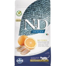 N&D Ocean Cat po kastrácii sleď a pomaranč 5 kg