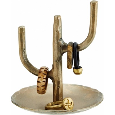 Madam Stoltz stojánek na šperky Brass zlatá barva kov